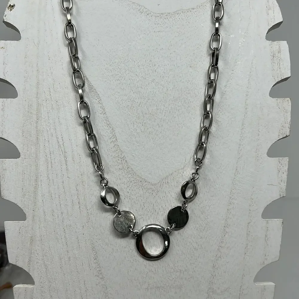 The Limited Women's NWT Reversible SilverTone Necklace 18 inches